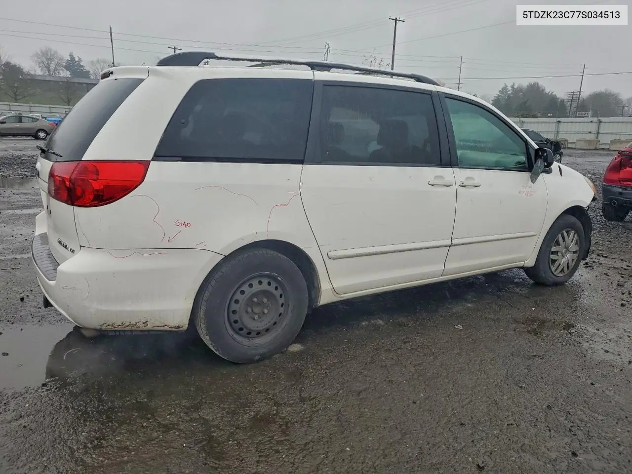5TDZK23C77S034513 2007 Toyota Sienna