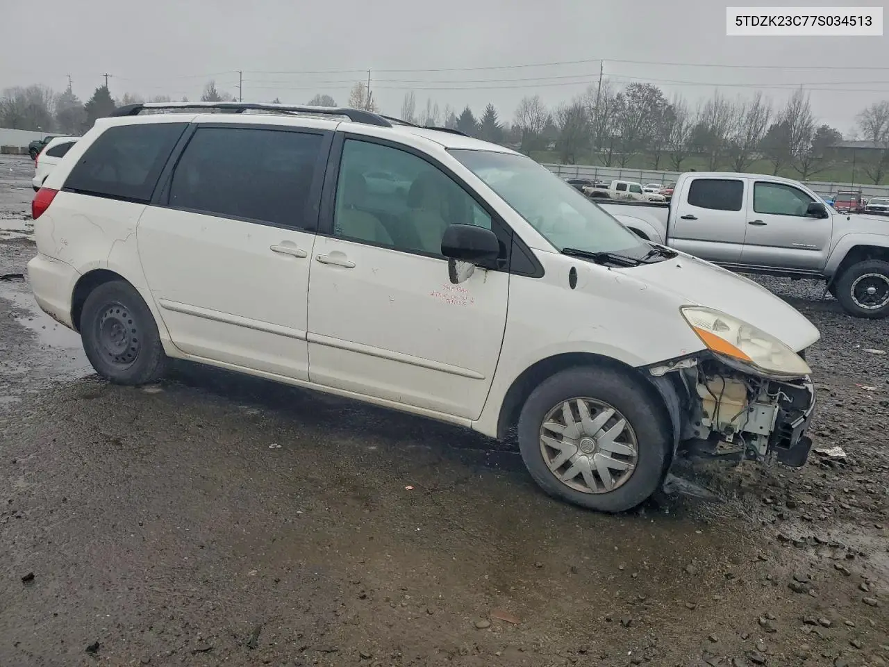 5TDZK23C77S034513 2007 Toyota Sienna