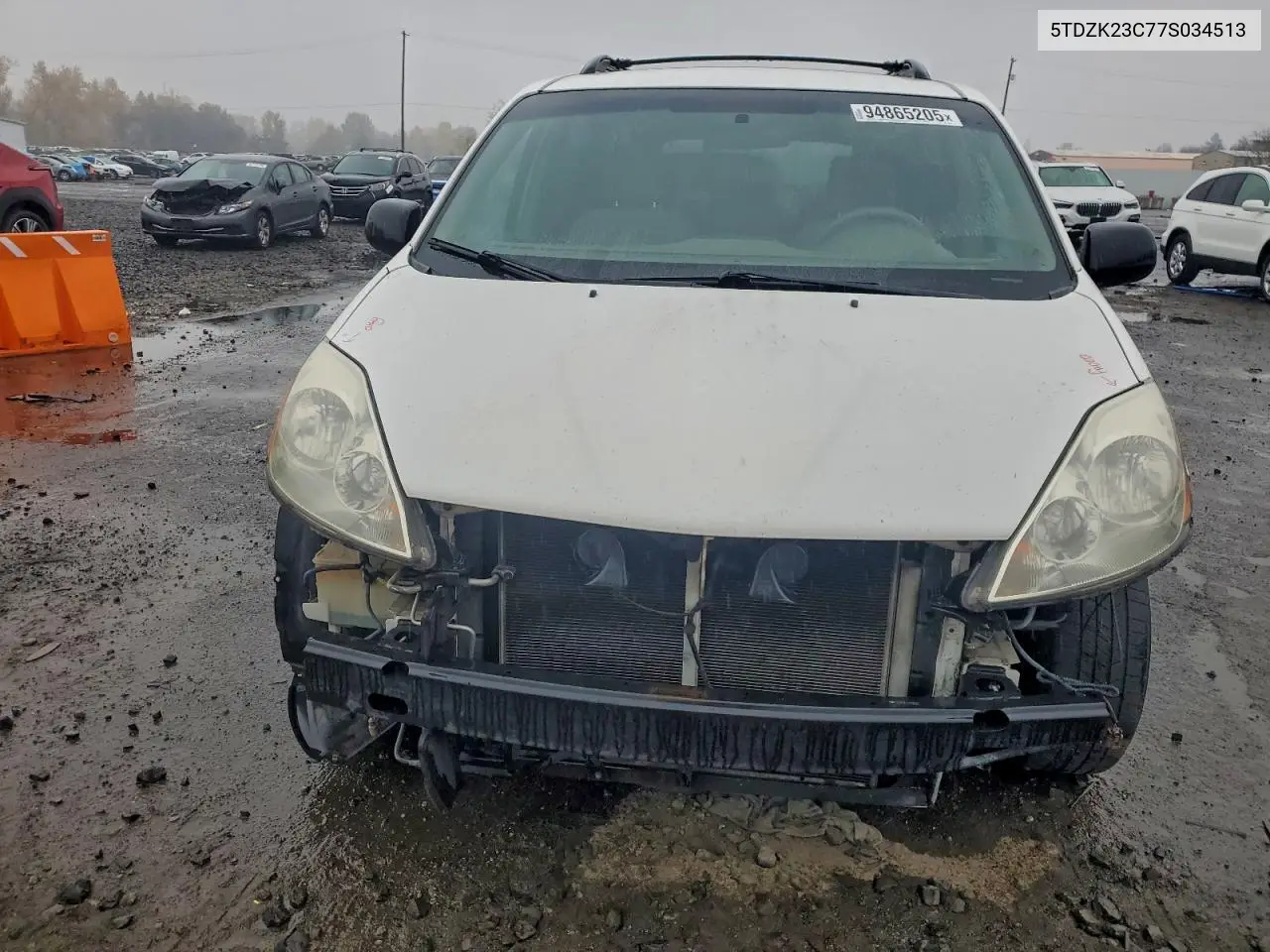 5TDZK23C77S034513 2007 Toyota Sienna