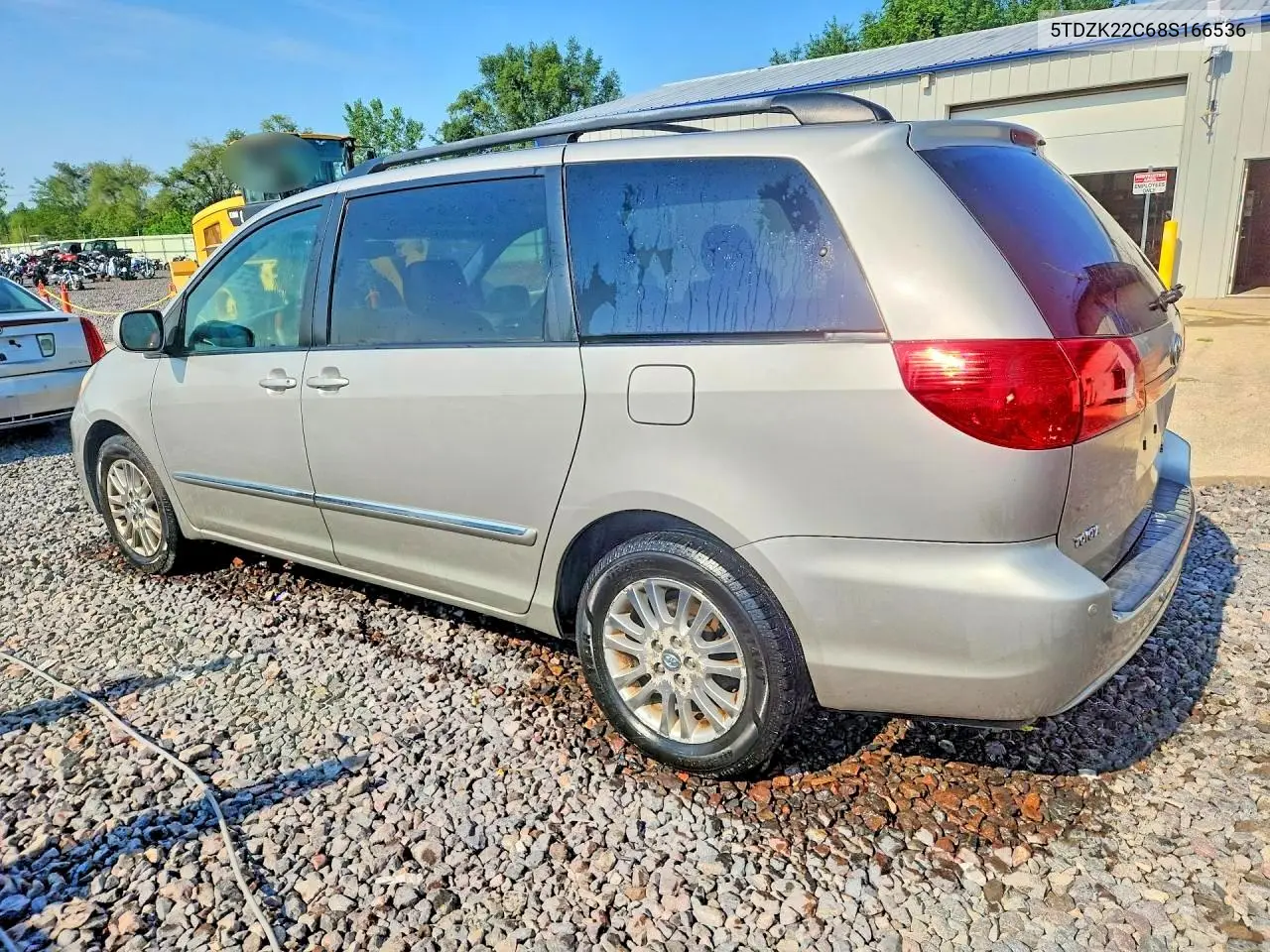 2008 Toyota Sienna Xle Limited VIN: 5TDZK22C68S166536 Lot: 57673456