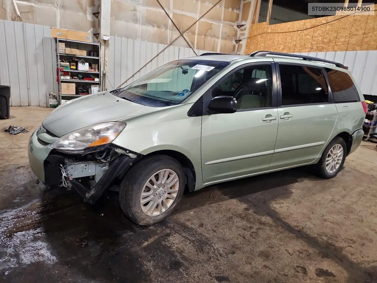 2008 Toyota Sienna Le VIN: 5TDBK23C98S014900 Lot: 62008536