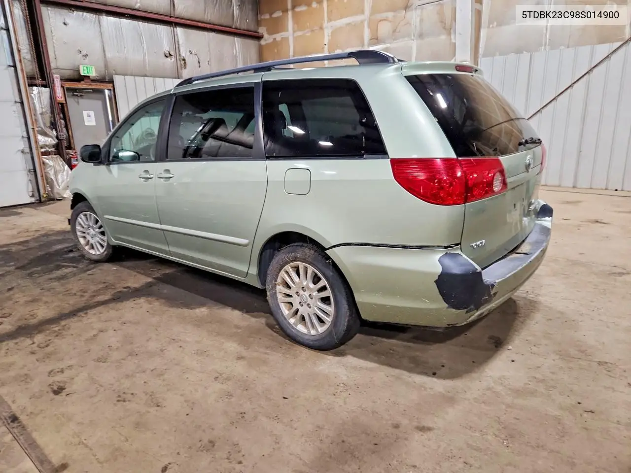 2008 Toyota Sienna Le VIN: 5TDBK23C98S014900 Lot: 62008536