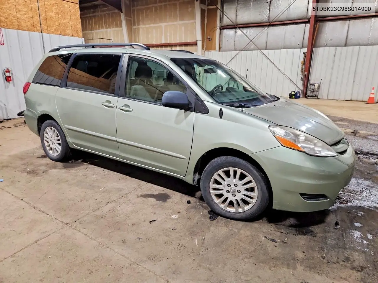 2008 Toyota Sienna Le VIN: 5TDBK23C98S014900 Lot: 62008536