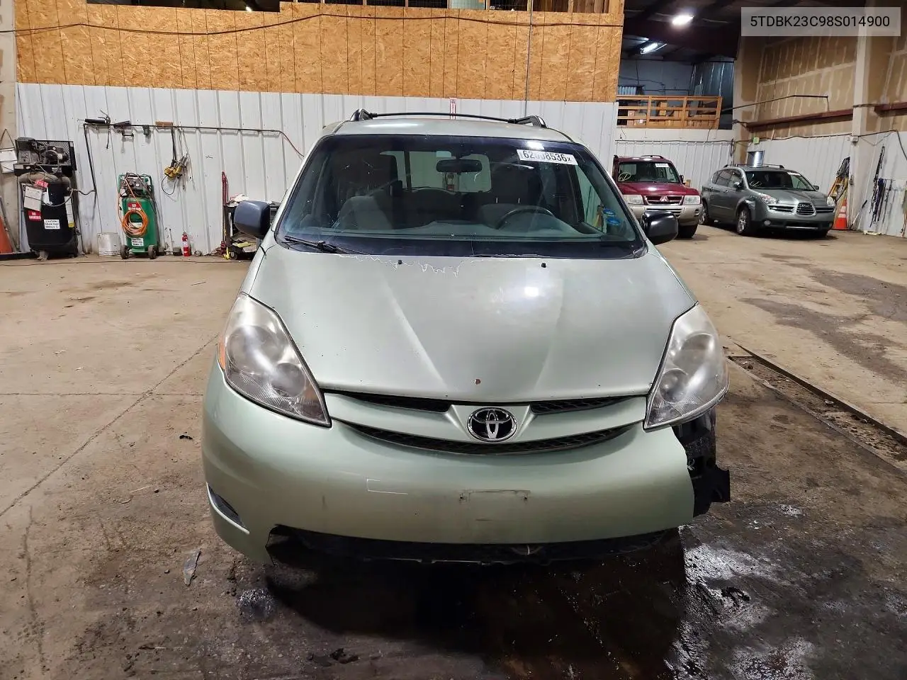 2008 Toyota Sienna Le VIN: 5TDBK23C98S014900 Lot: 62008536