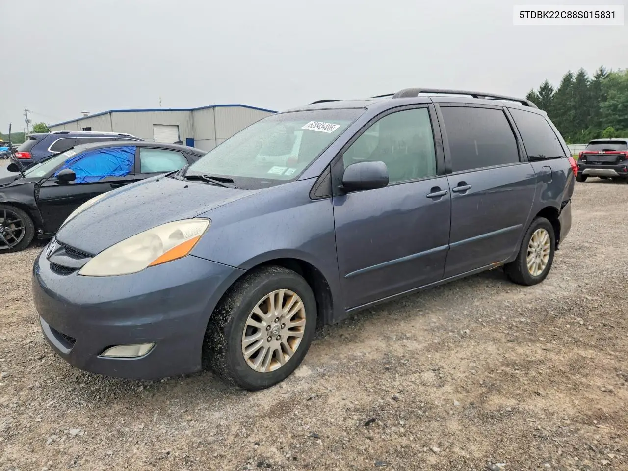 2008 Toyota Sienna Xle VIN: 5TDBK22C88S015831 Lot: 62045406