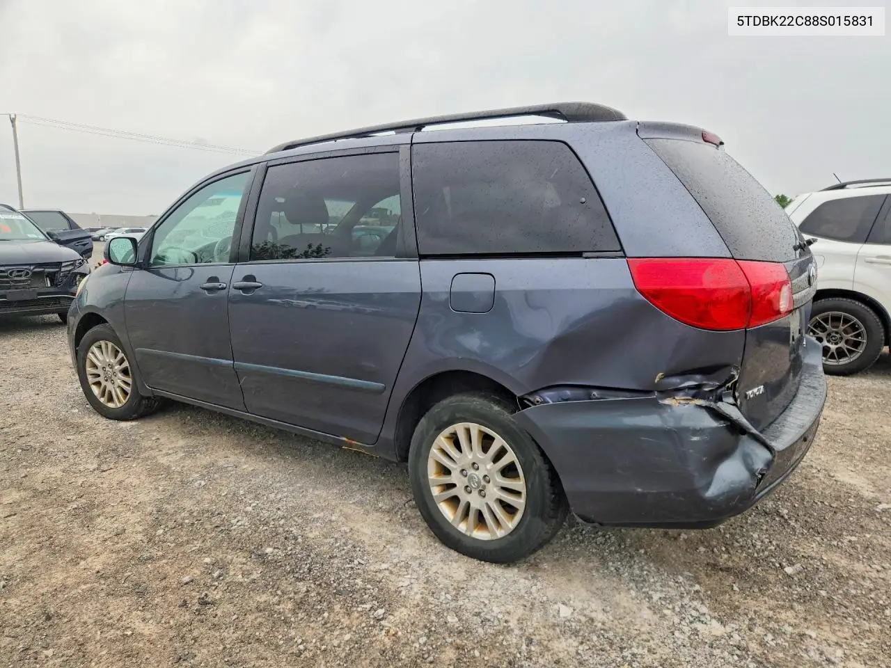 2008 Toyota Sienna Xle VIN: 5TDBK22C88S015831 Lot: 62045406