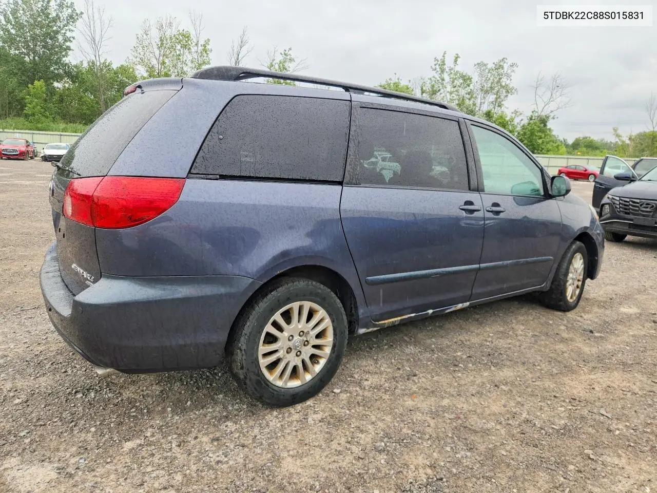 2008 Toyota Sienna Xle VIN: 5TDBK22C88S015831 Lot: 62045406
