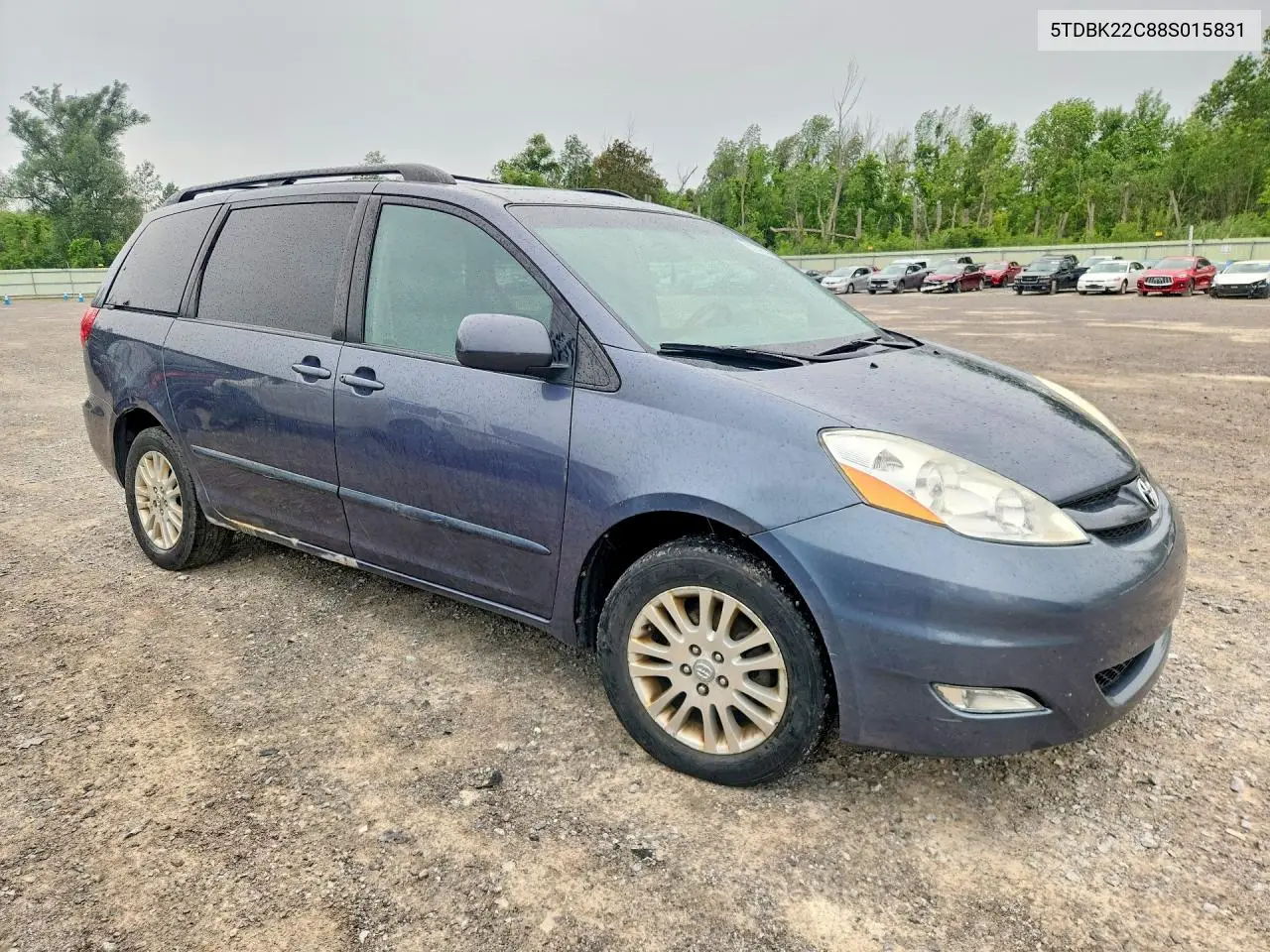 2008 Toyota Sienna Xle VIN: 5TDBK22C88S015831 Lot: 62045406