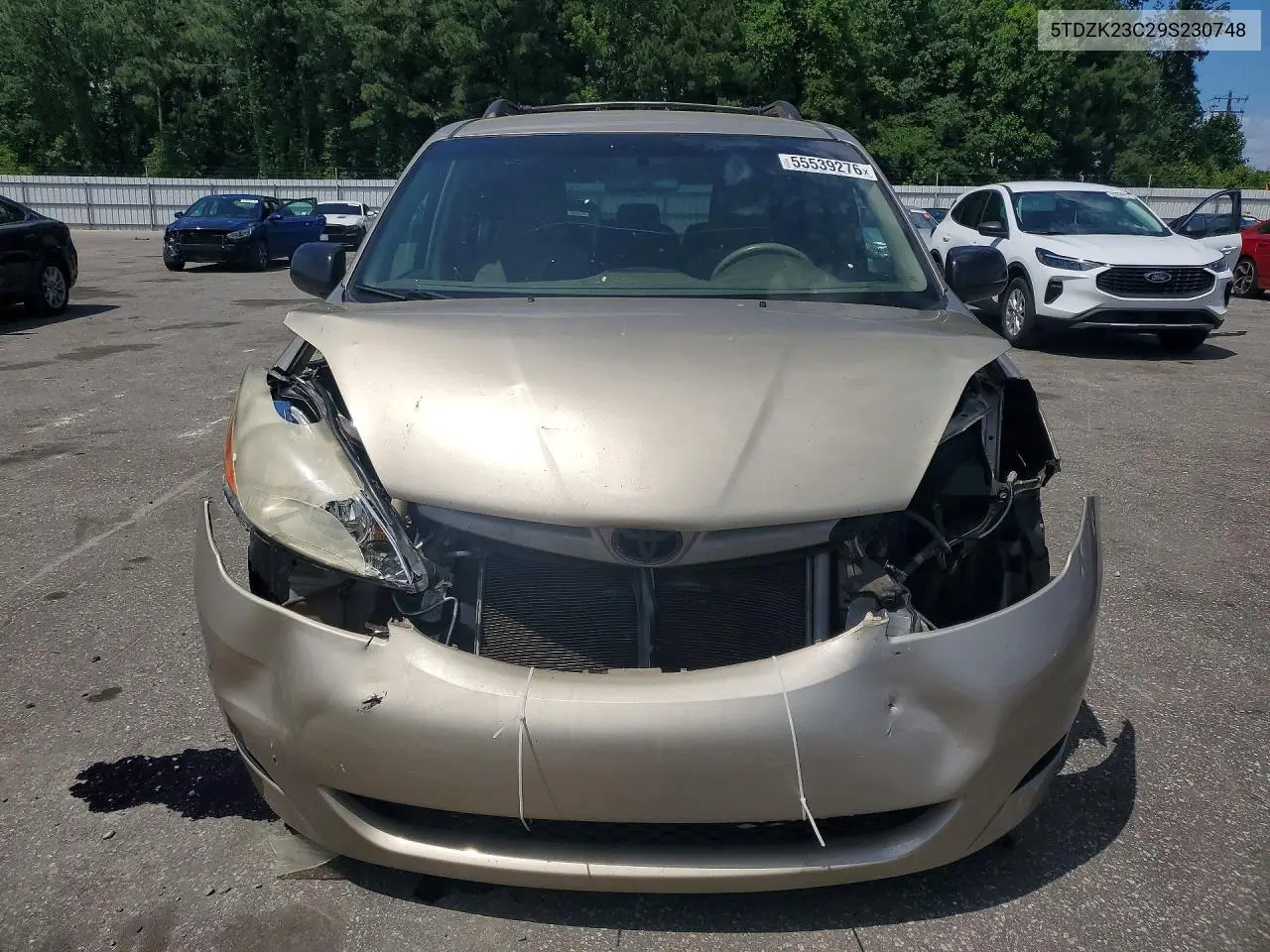 2009 Toyota Sienna Le 8-Passenger VIN: 5TDZK23C29S230748 Lot: 55539276