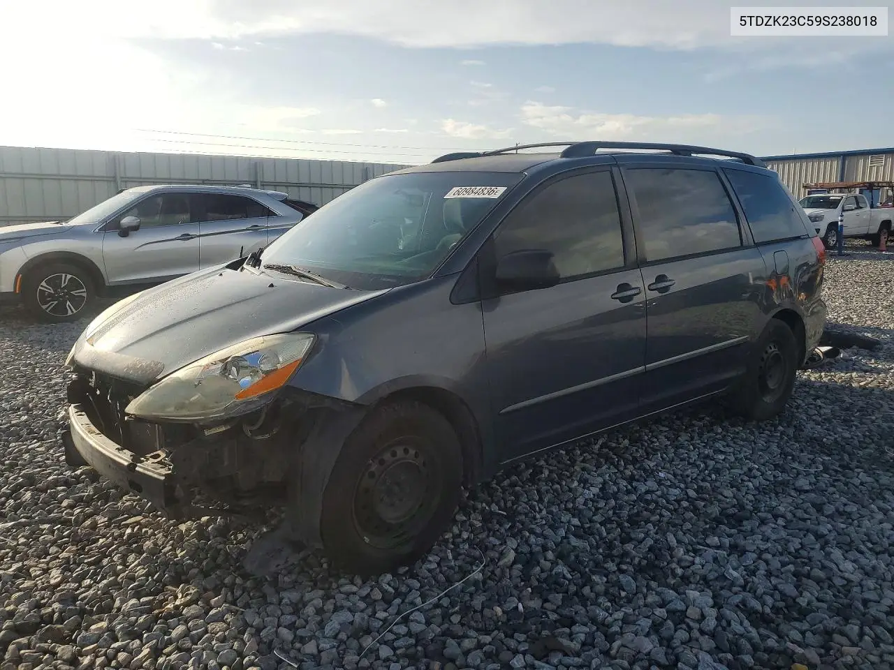 2009 Toyota Sienna Le 7-Passenger VIN: 5TDZK23C59S238018 Lot: 60984836