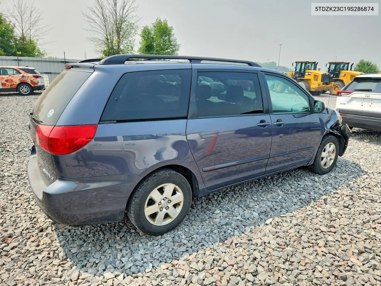 2009 Toyota Sienna Le 8-Passenger VIN: 5TDZK23C19S286874 Lot: 61152386