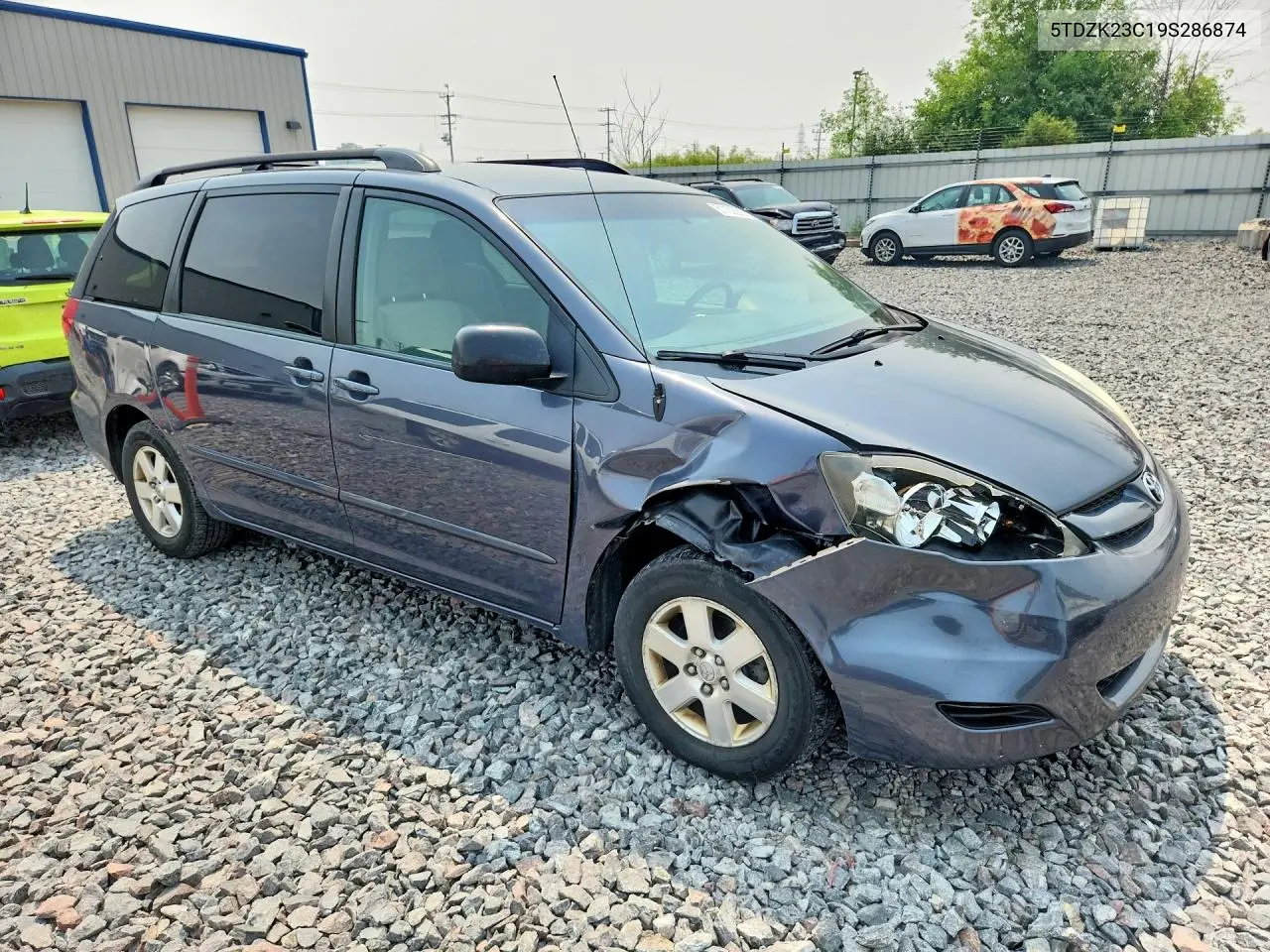 2009 Toyota Sienna Le 8-Passenger VIN: 5TDZK23C19S286874 Lot: 61152386