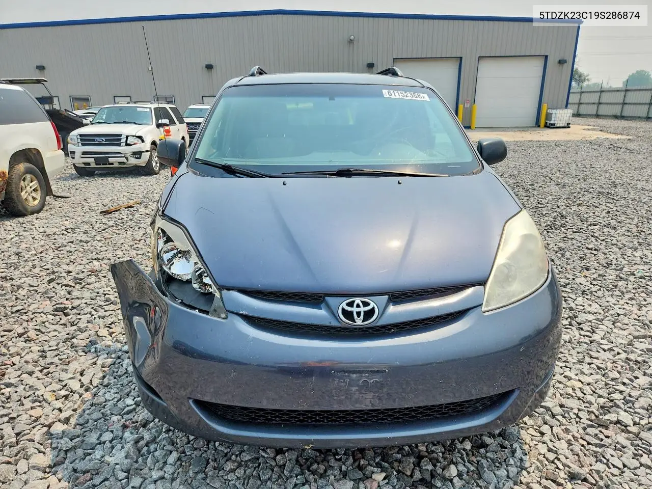 2009 Toyota Sienna Le 8-Passenger VIN: 5TDZK23C19S286874 Lot: 61152386