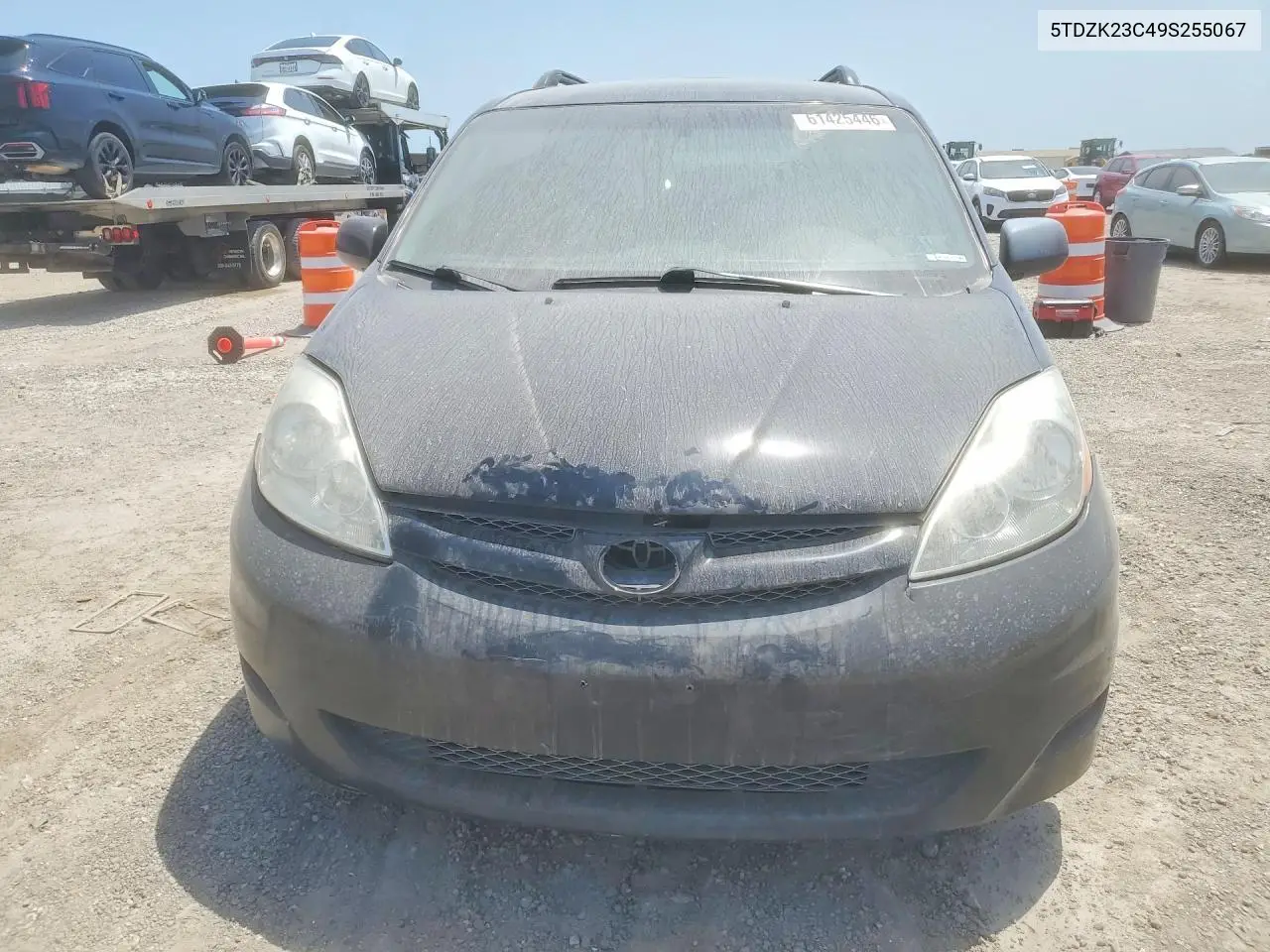 2009 Toyota Sienna Ce 8-Passenger VIN: 5TDZK23C49S255067 Lot: 61425446