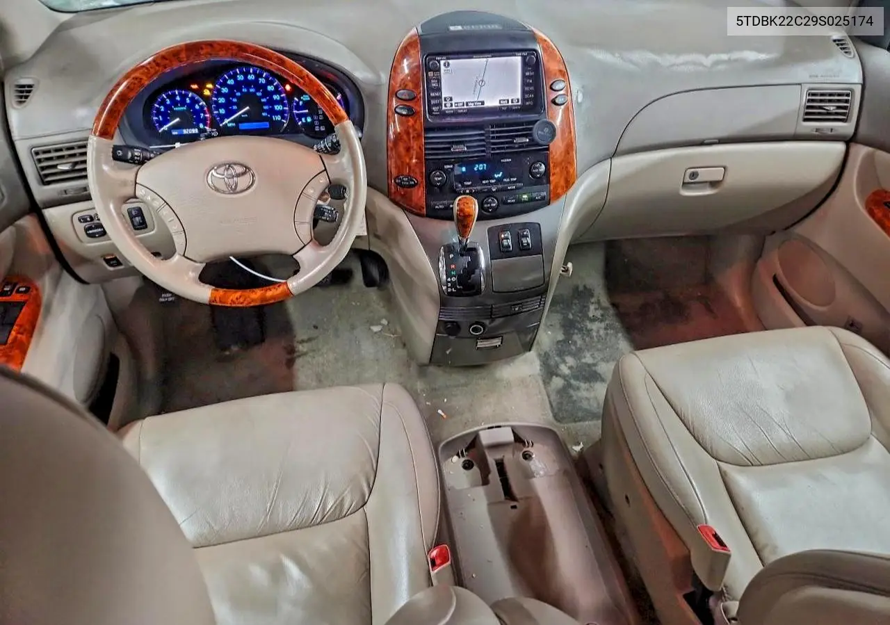 5TDBK22C29S025174 2009 Toyota Sienna Xle