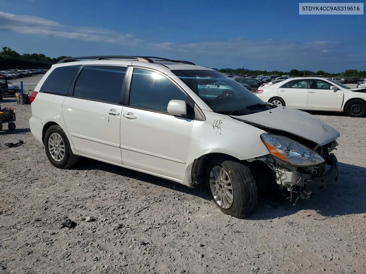 2010 Toyota Sienna Xle VIN: 5TDYK4CC9AS319616 Lot: 53786736