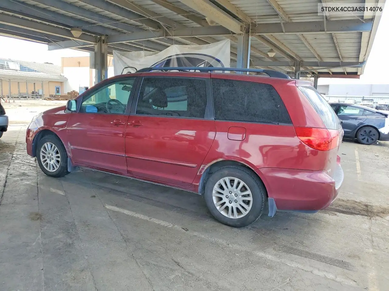 2010 Toyota Sienna Le 7-Passenger VIN: 5TDKK4CC3AS314076 Lot: 61086686