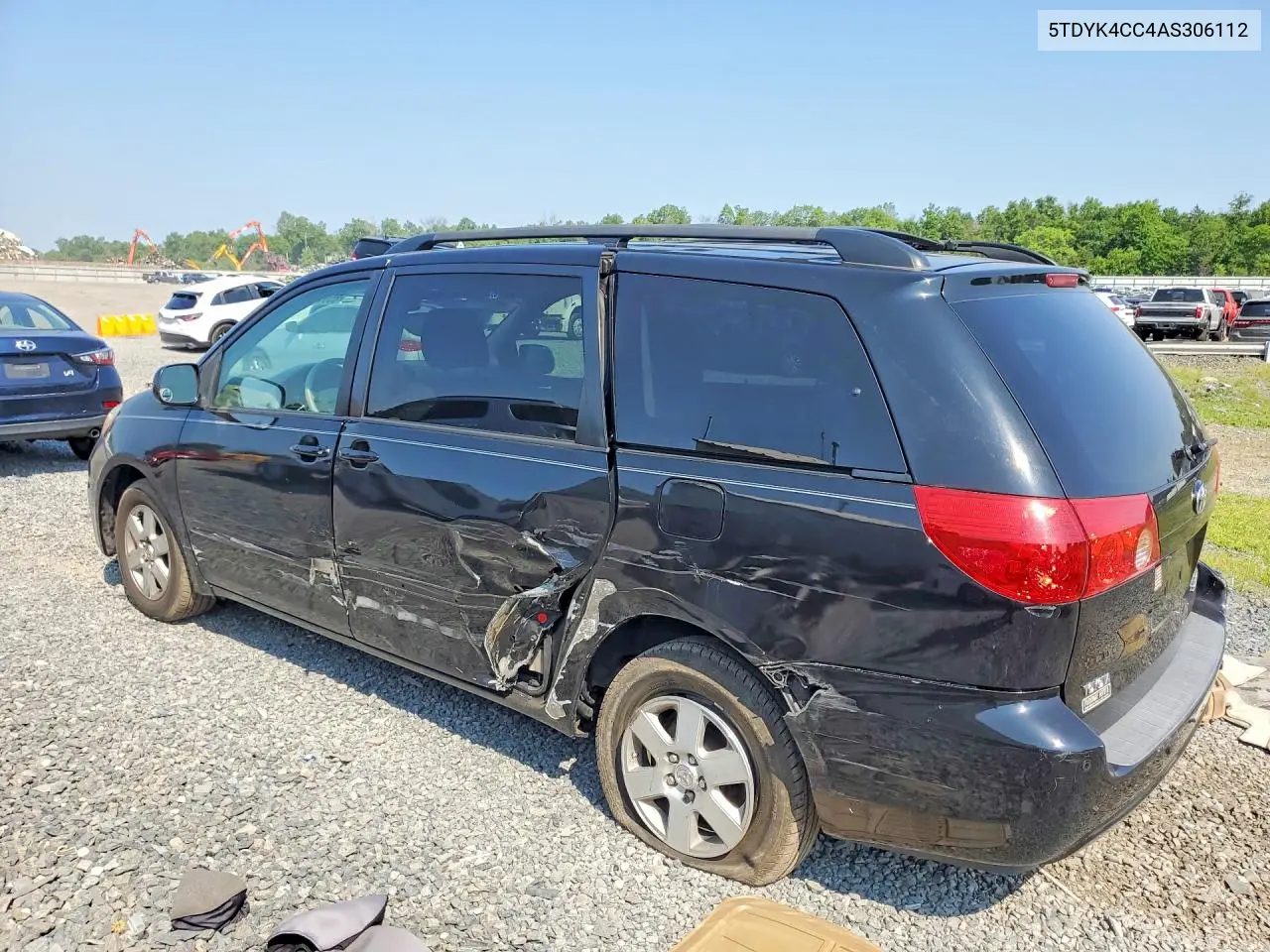 2010 Toyota Sienna Xle VIN: 5TDYK4CC4AS306112 Lot: 85976065