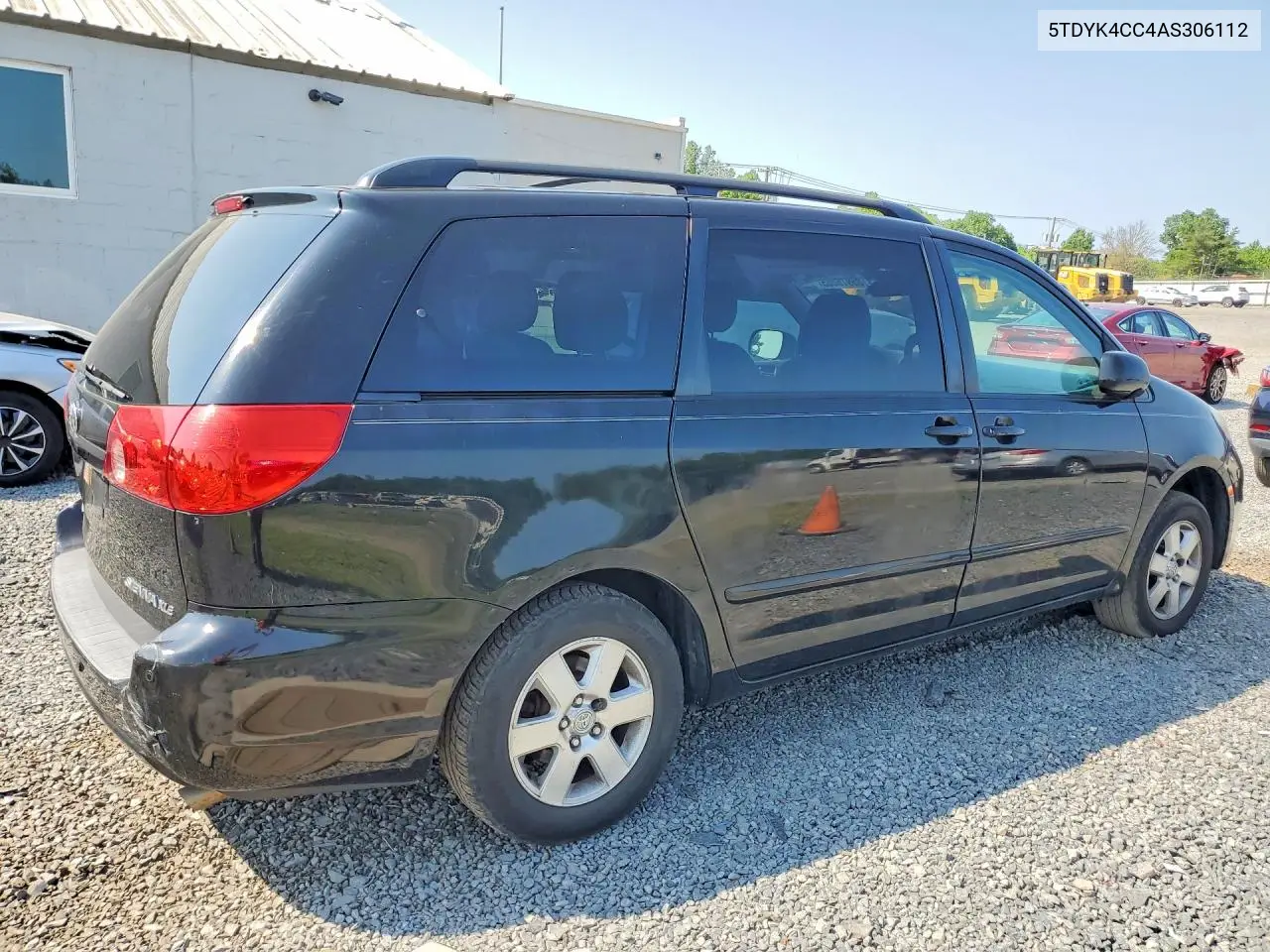 2010 Toyota Sienna Xle VIN: 5TDYK4CC4AS306112 Lot: 85976065