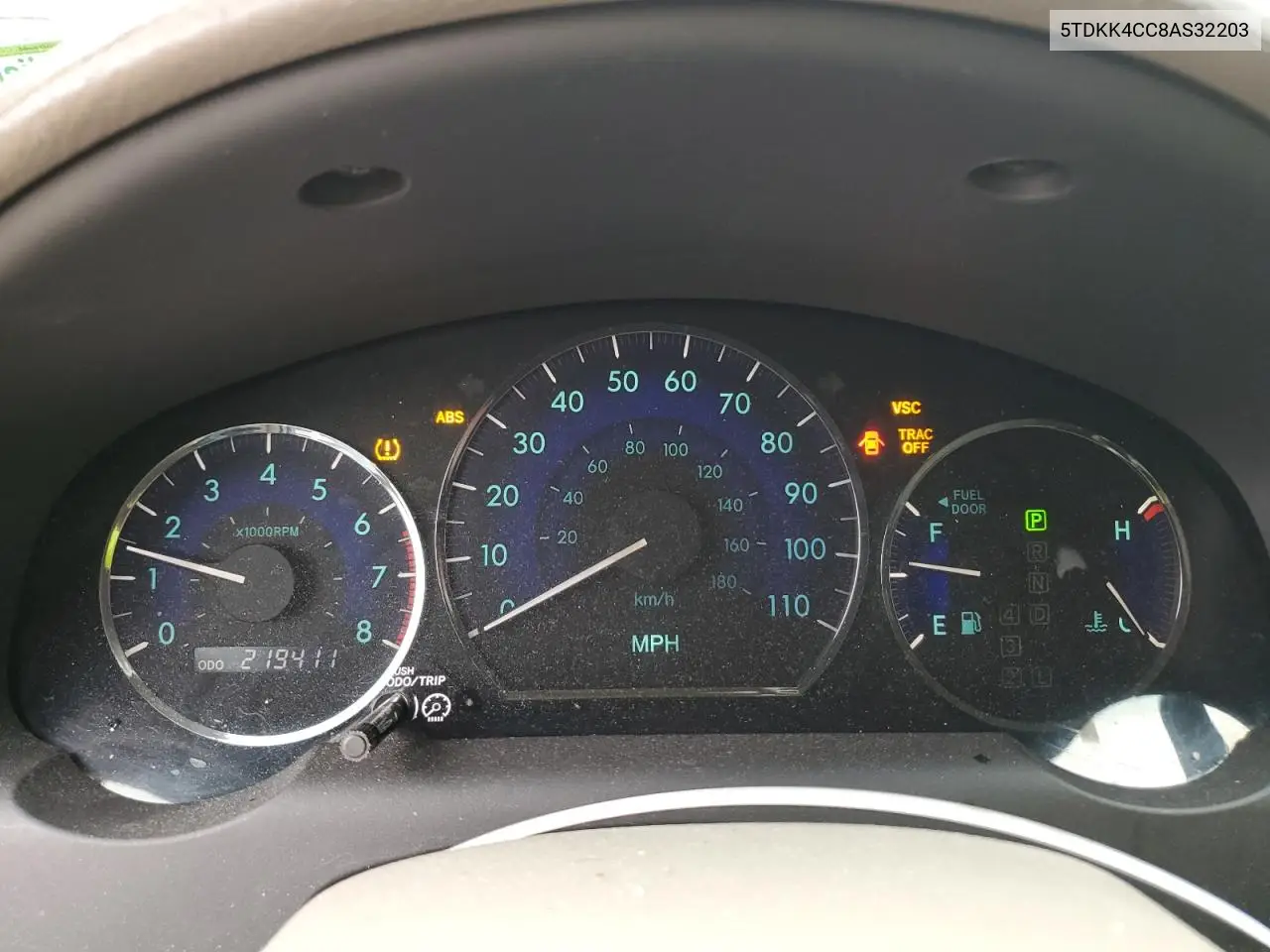5TDKK4CC8AS322030 2010 Toyota Sienna Ce