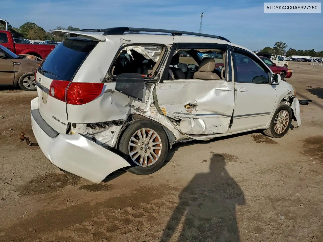 5TDYK4CC0AS327250 2010 Toyota Sienna Xle