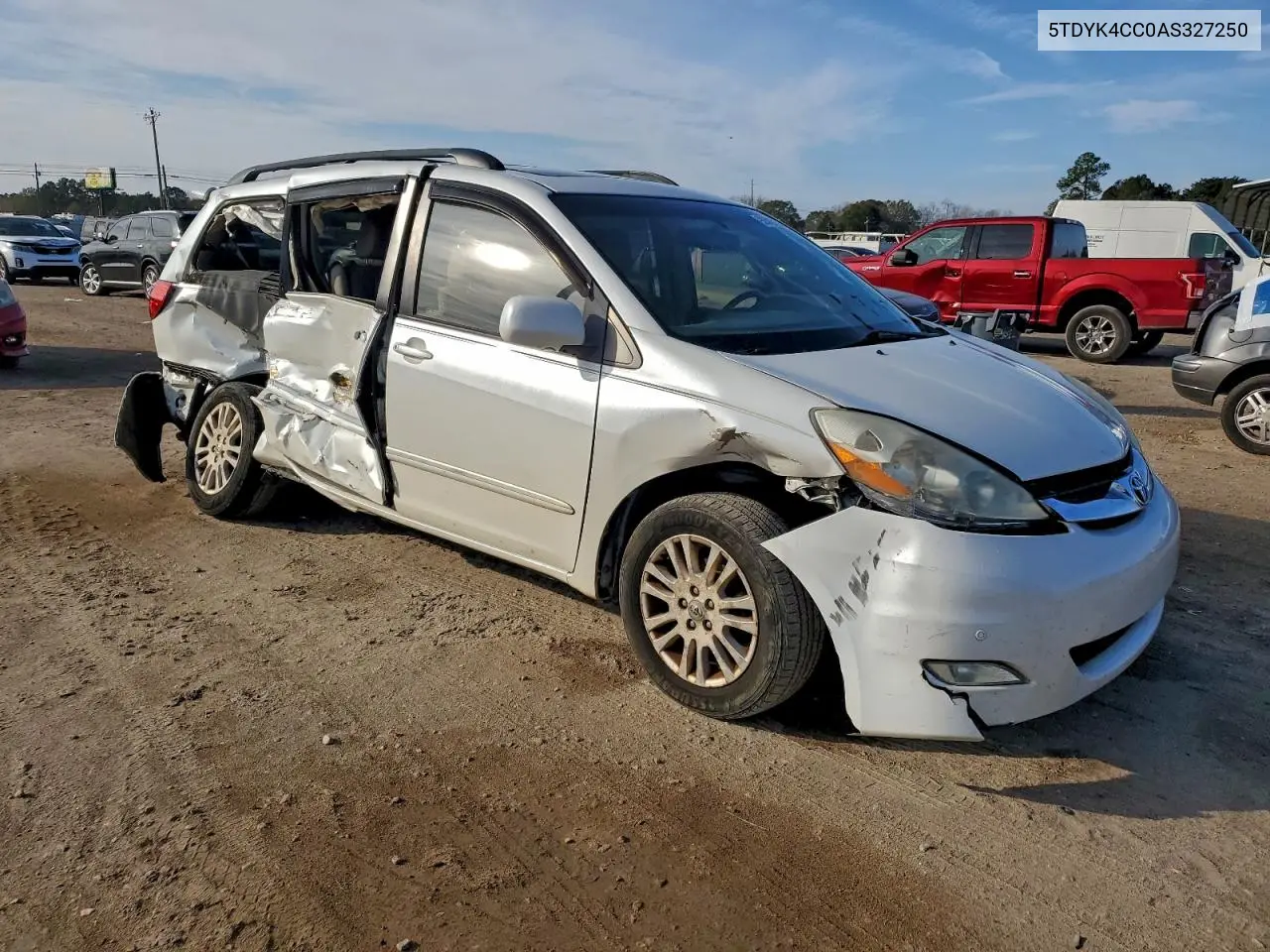 5TDYK4CC0AS327250 2010 Toyota Sienna Xle