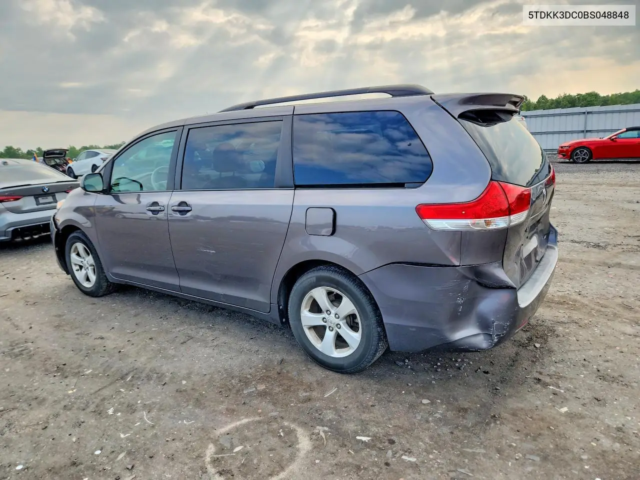 2011 Toyota Sienna Le VIN: 5TDKK3DC0BS048848 Lot: 56155836