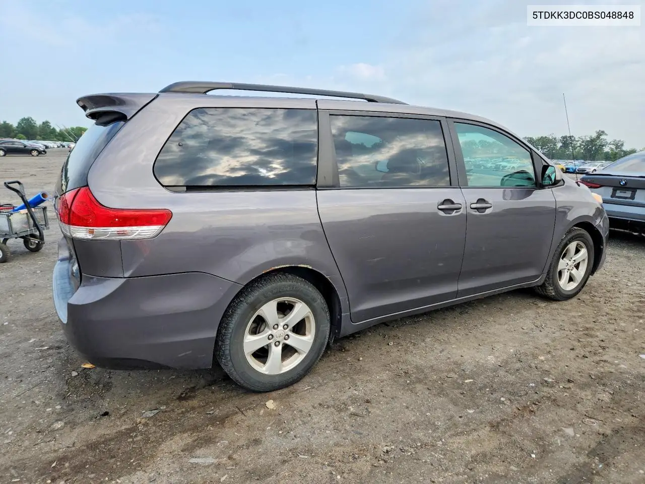 2011 Toyota Sienna Le VIN: 5TDKK3DC0BS048848 Lot: 56155836