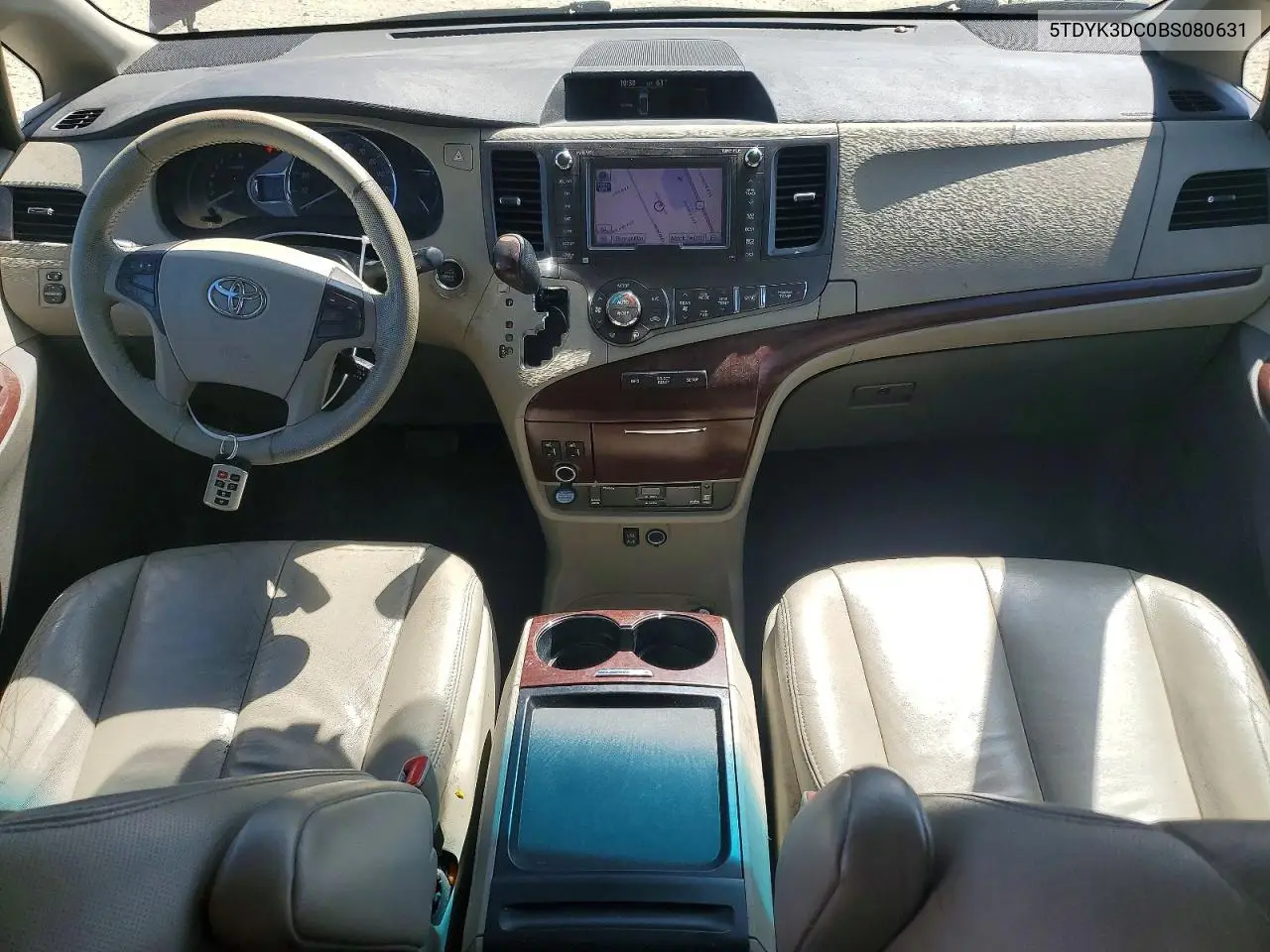 2011 Toyota Sienna Xle 8-Passenger VIN: 5TDYK3DC0BS080631 Lot: 57601136
