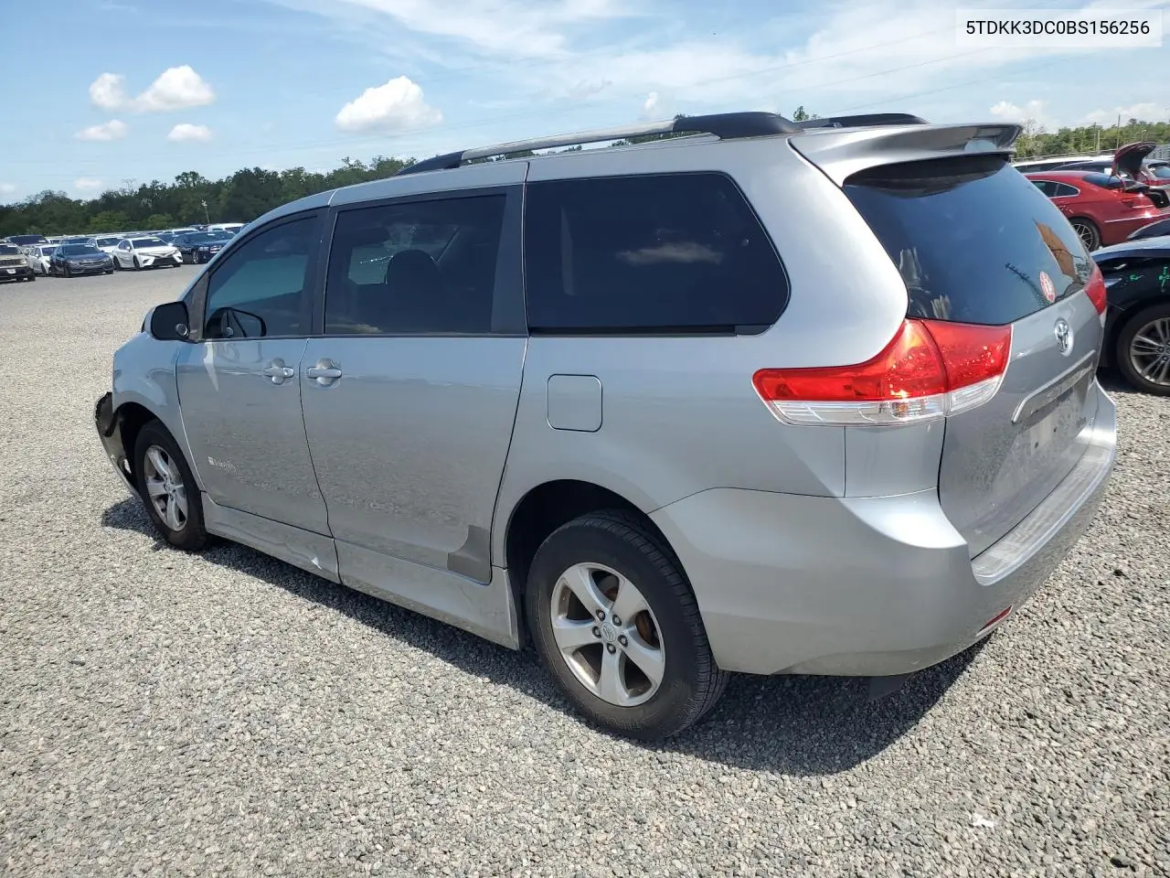 2011 Toyota Sienna Le VIN: 5TDKK3DC0BS156256 Lot: 57851746