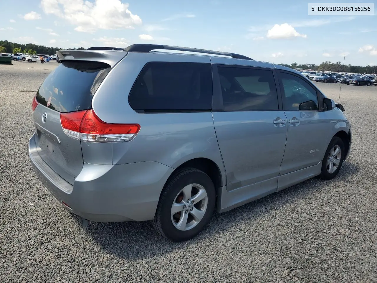 2011 Toyota Sienna Le VIN: 5TDKK3DC0BS156256 Lot: 57851746