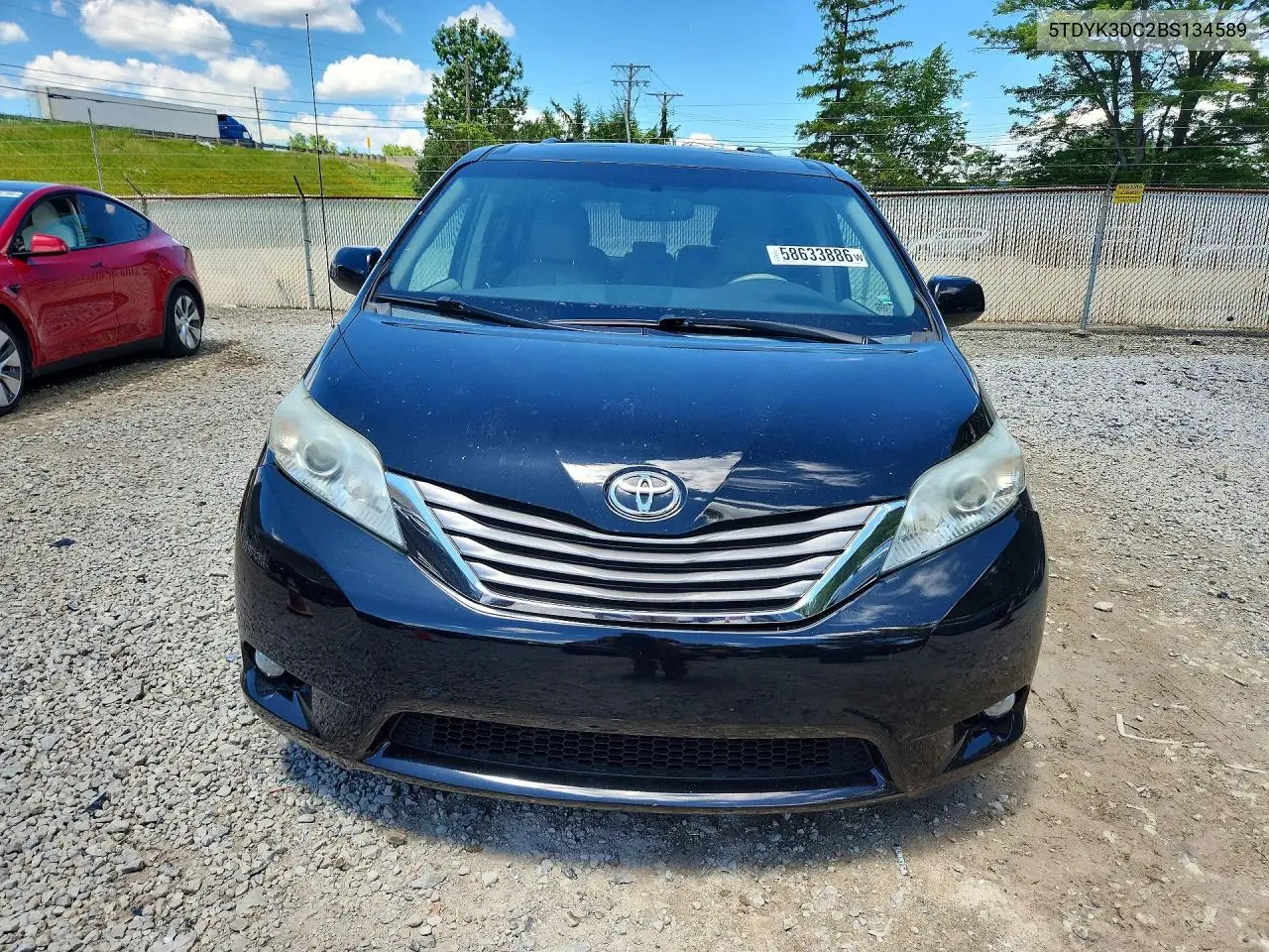 2011 Toyota Sienna Xle 8-Passenger VIN: 5TDYK3DC2BS134589 Lot: 58633886