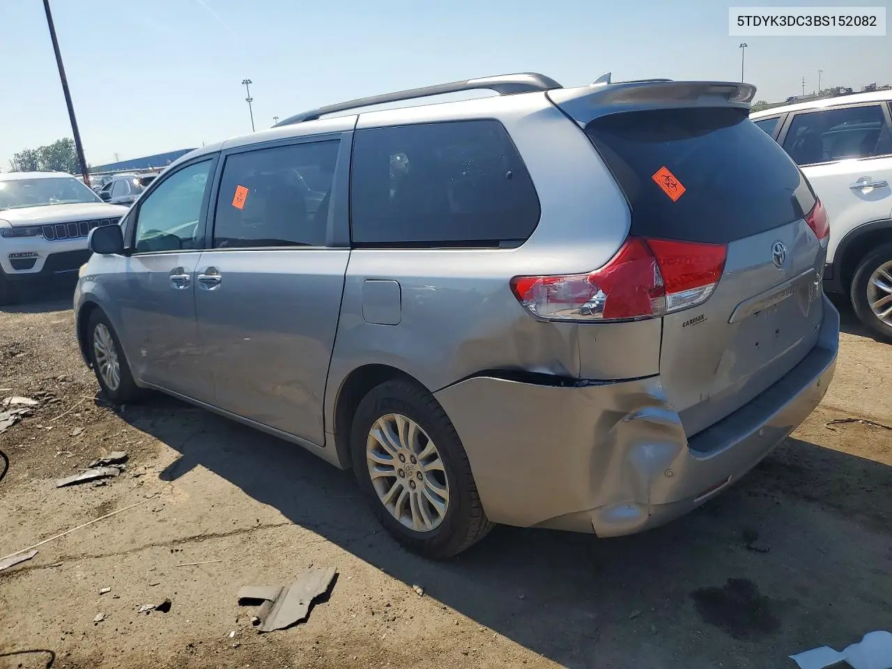 2011 Toyota Sienna Xle 8-Passenger VIN: 5TDYK3DC3BS152082 Lot: 60796886
