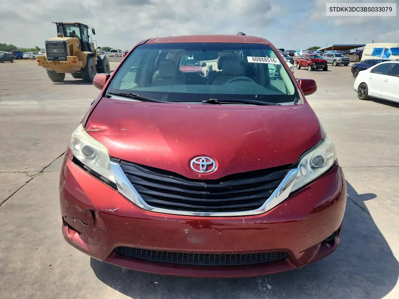 2011 Toyota Sienna Le VIN: 5TDKK3DC3BS033079 Lot: 60888516