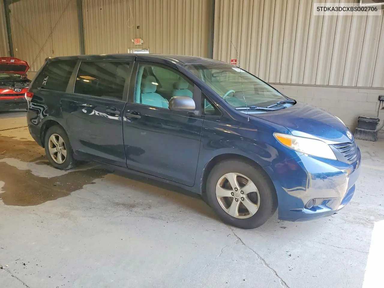 2011 Toyota Sienna Base 7-Passenger VIN: 5TDKA3DCXBS002706 Lot: 61445156