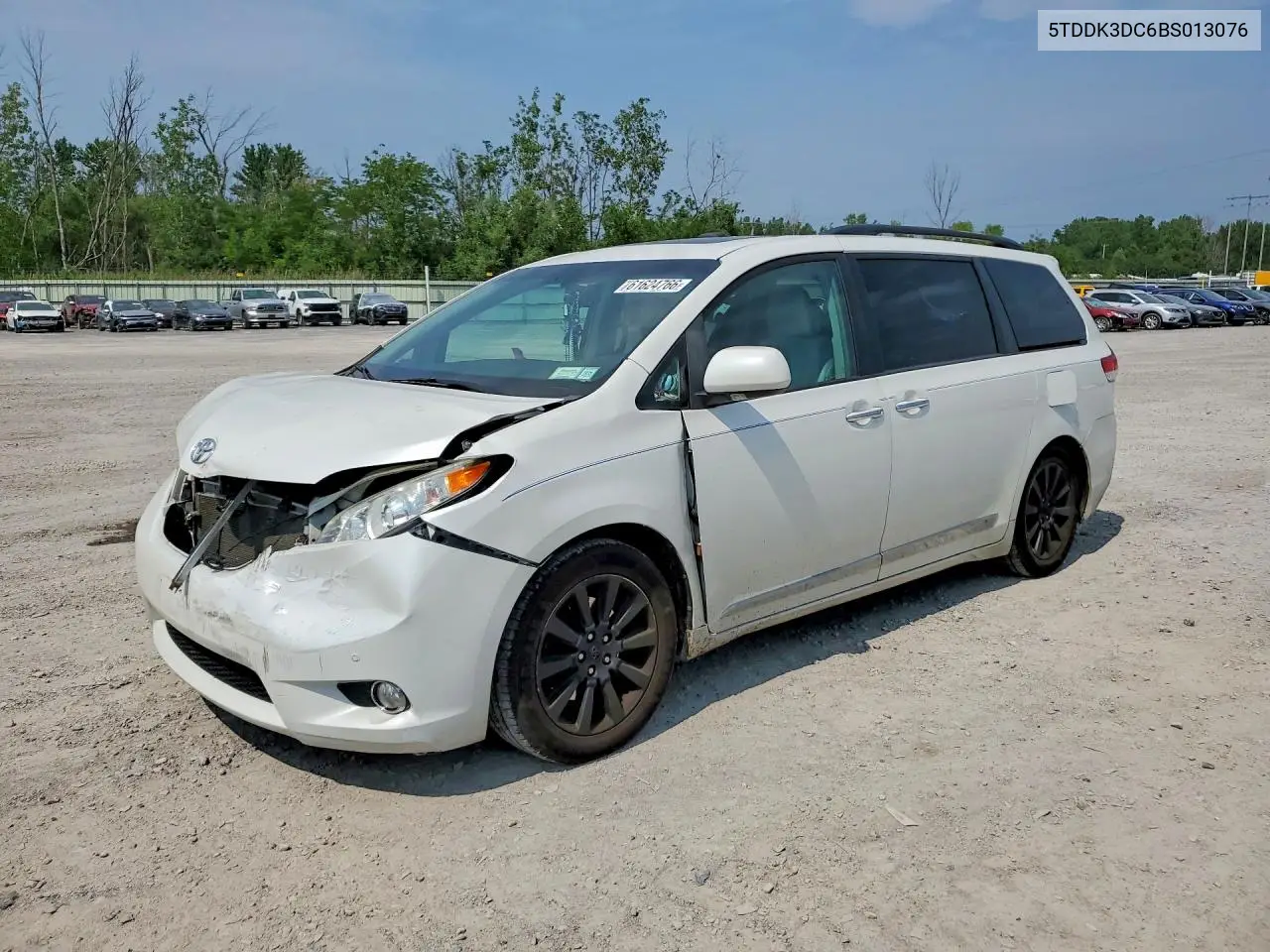 2011 Toyota Sienna Limited 7-Passenger VIN: 5TDDK3DC6BS013076 Lot: 61624766