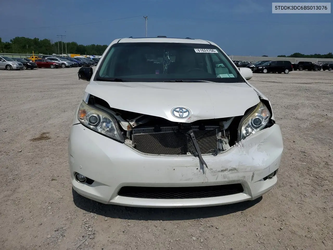 2011 Toyota Sienna Limited 7-Passenger VIN: 5TDDK3DC6BS013076 Lot: 61624766