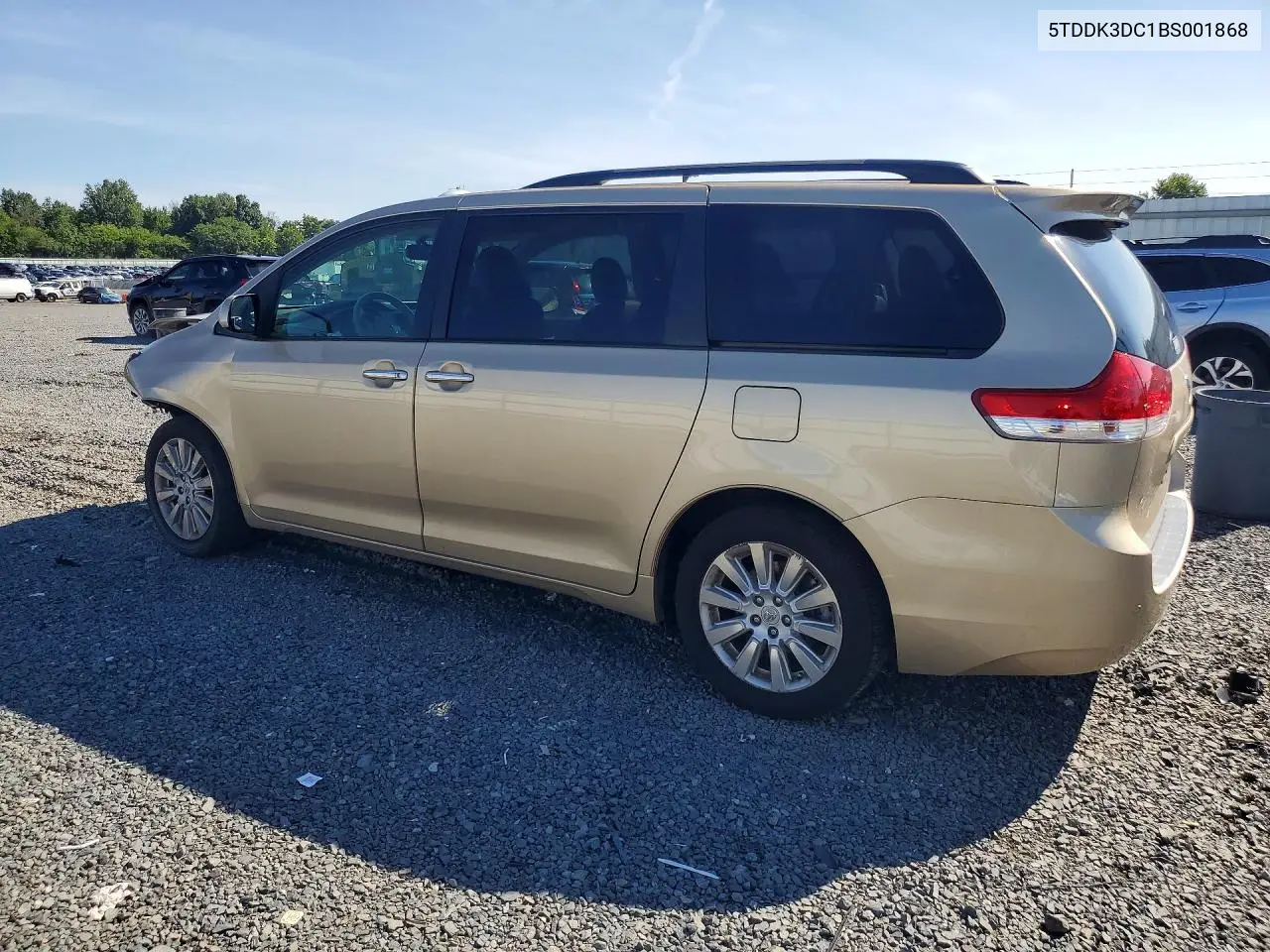 2011 Toyota Sienna Xle 7-Passenger VIN: 5TDDK3DC1BS001868 Lot: 61743596