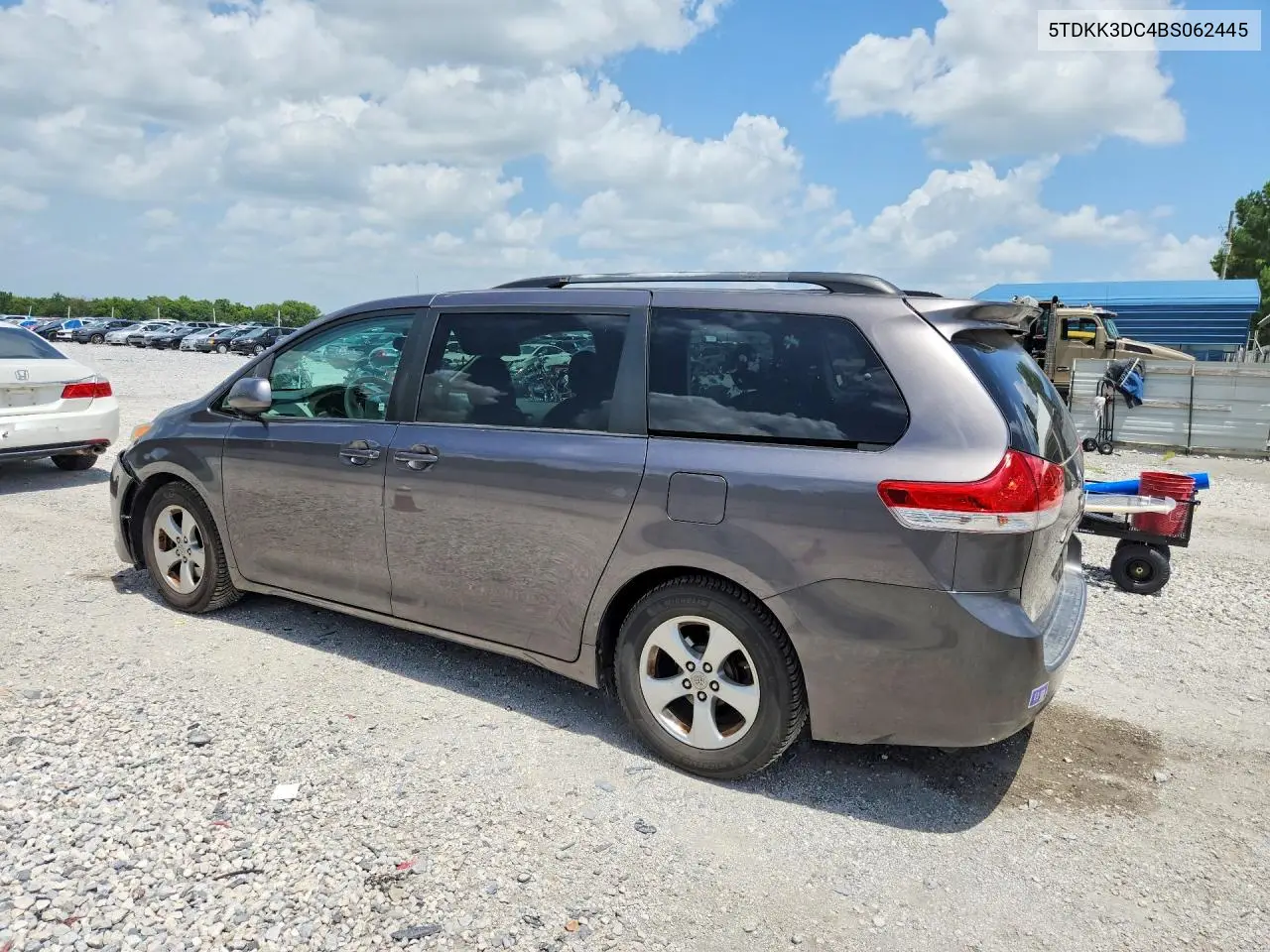 2011 Toyota Sienna Le VIN: 5TDKK3DC4BS062445 Lot: 61852346
