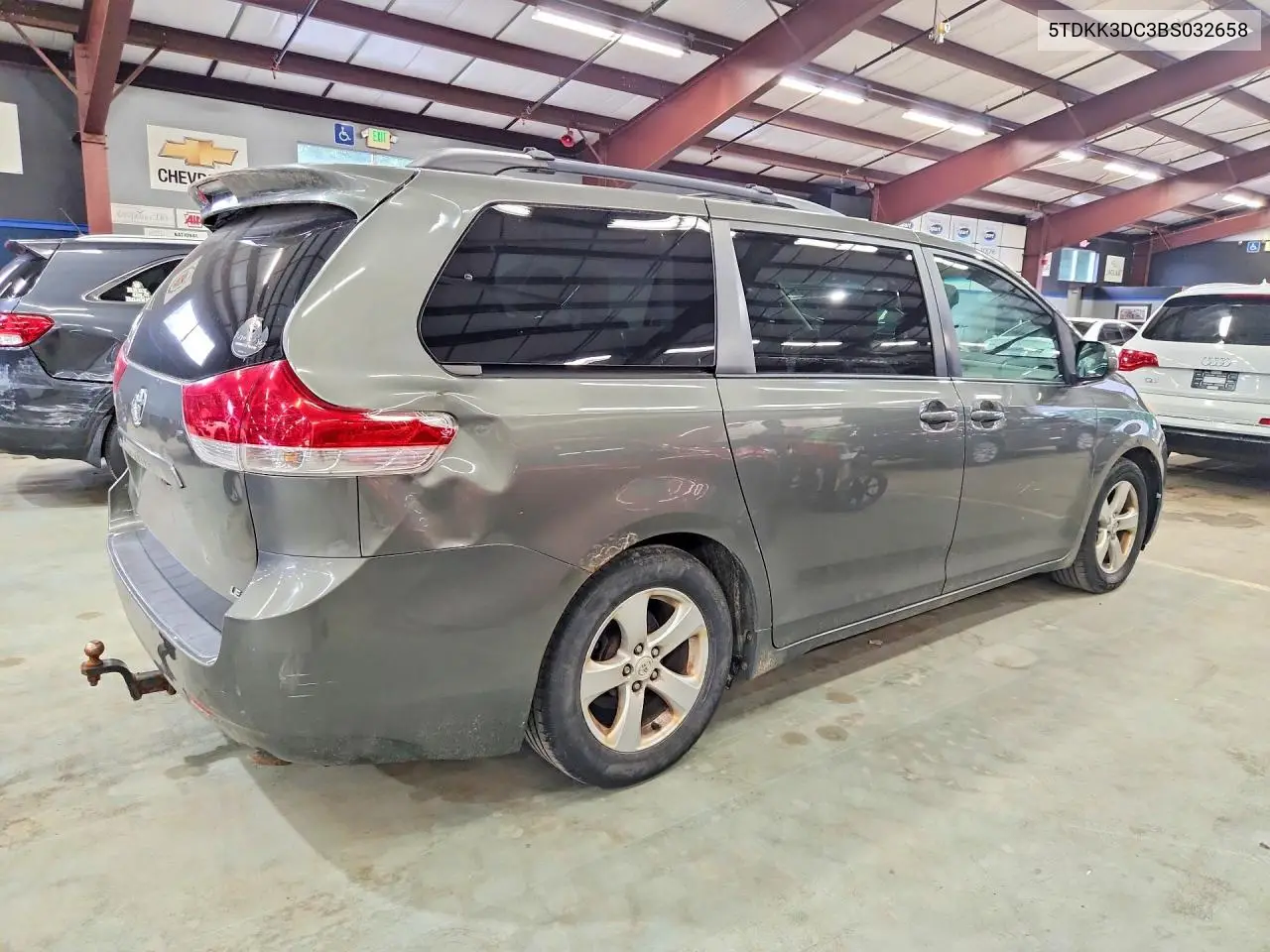 2011 Toyota Sienna Le VIN: 5TDKK3DC3BS032658 Lot: 62110476
