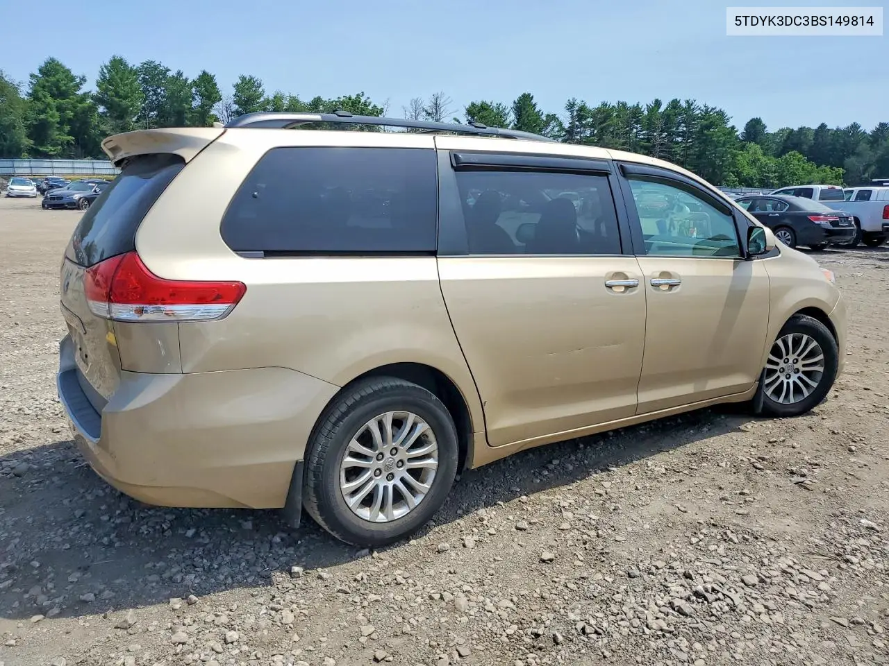 2011 Toyota Sienna Xle 8-Passenger VIN: 5TDYK3DC3BS149814 Lot: 85614365