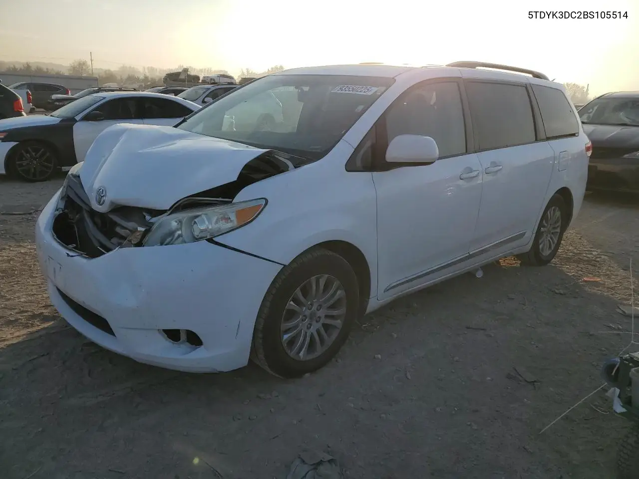 5TDYK3DC2BS105514 2011 Toyota Sienna Xle