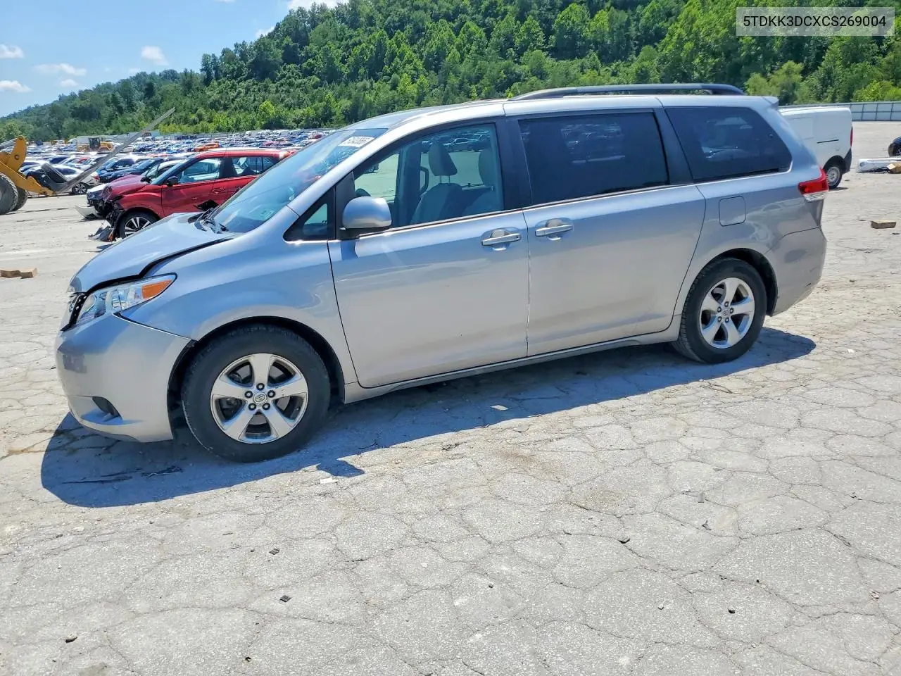 2012 Toyota Sienna Le VIN: 5TDKK3DCXCS269004 Lot: 61043666