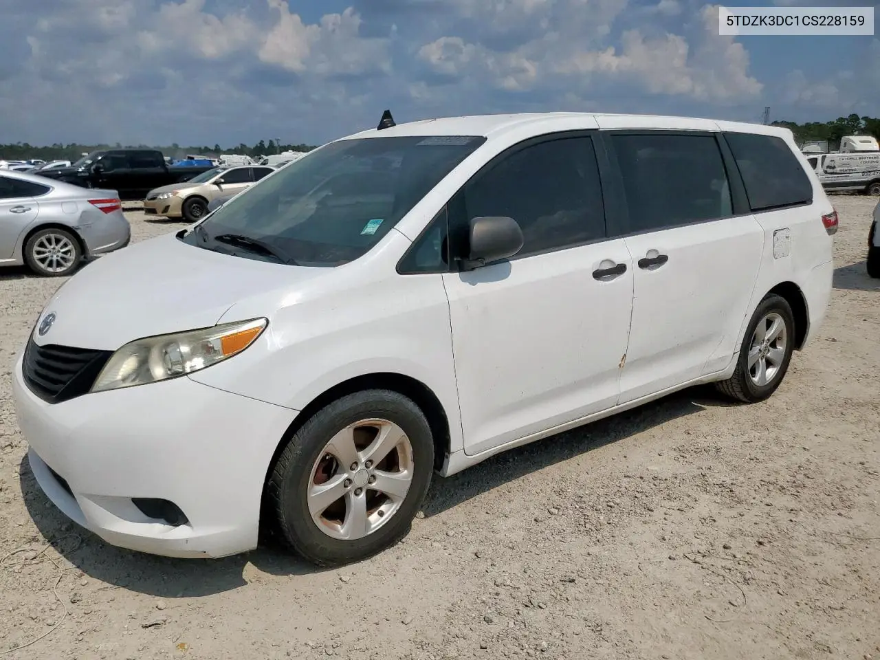 5TDZK3DC1CS228159 2012 Toyota Sienna