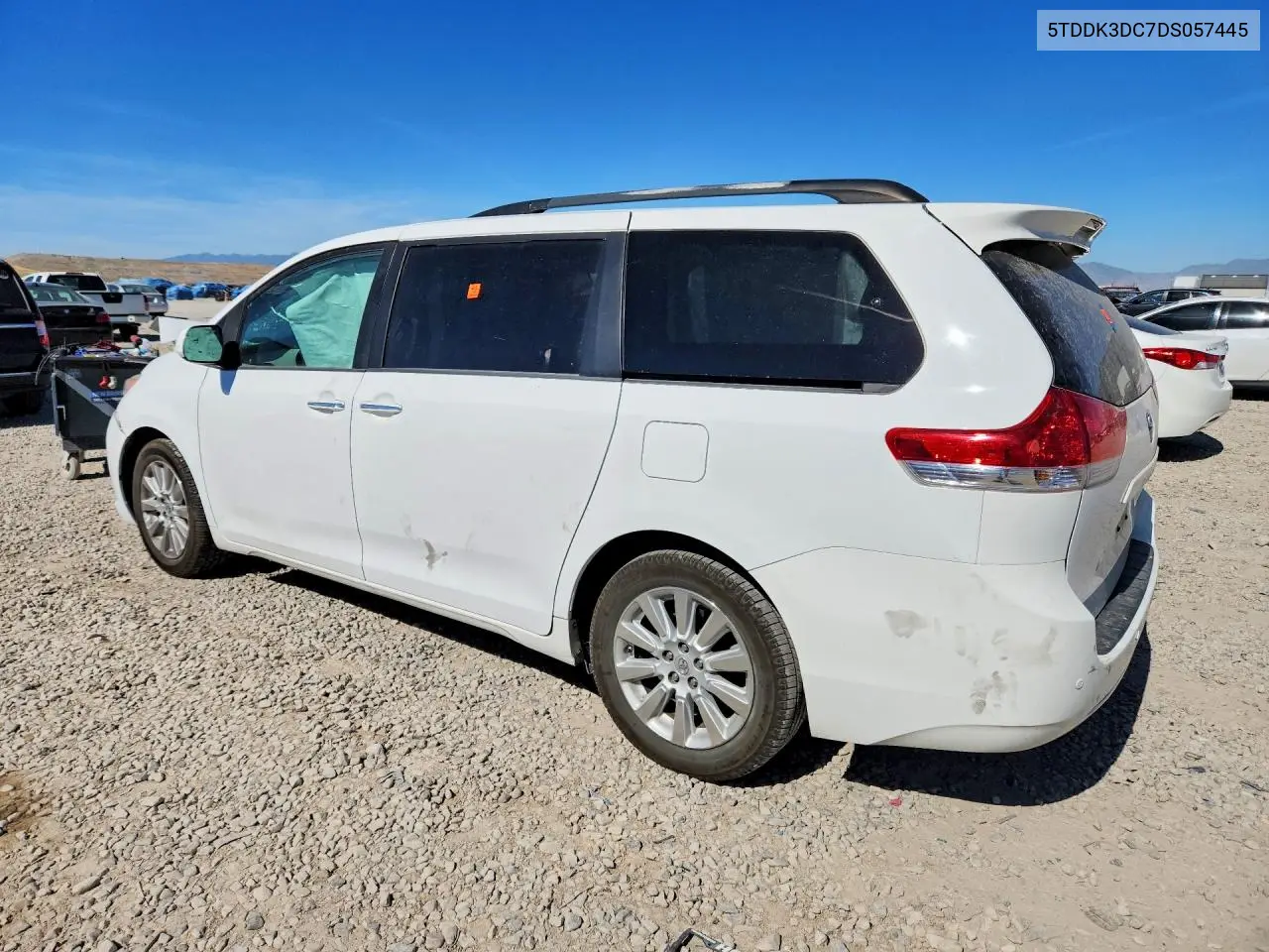 2013 Toyota Sienna Xle 7-Passenger VIN: 5TDDK3DC7DS057445 Lot: 57129986