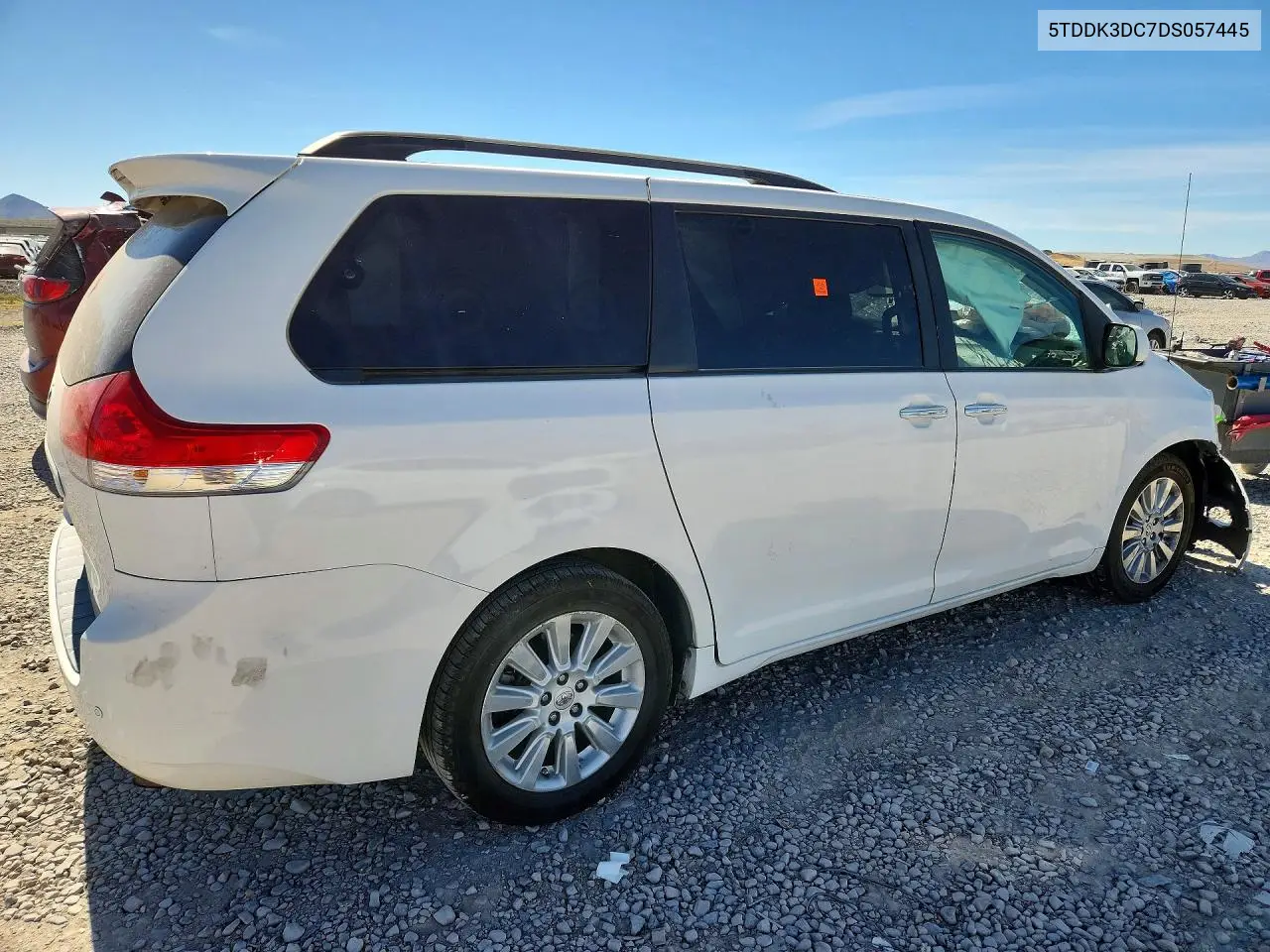 2013 Toyota Sienna Xle 7-Passenger VIN: 5TDDK3DC7DS057445 Lot: 57129986