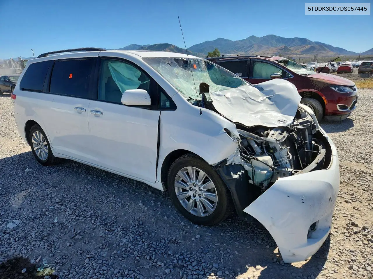 2013 Toyota Sienna Xle 7-Passenger VIN: 5TDDK3DC7DS057445 Lot: 57129986