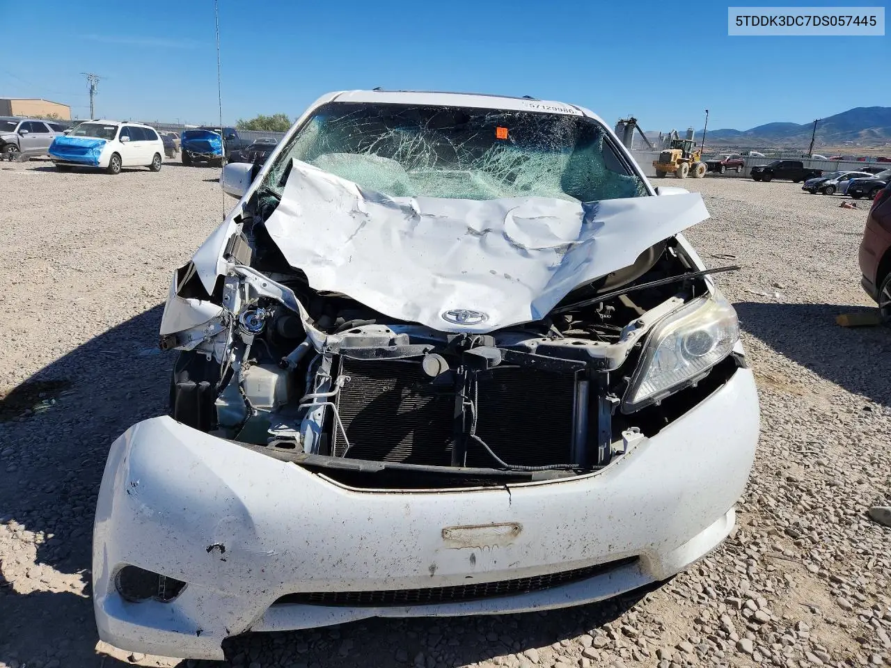 2013 Toyota Sienna Xle 7-Passenger VIN: 5TDDK3DC7DS057445 Lot: 57129986