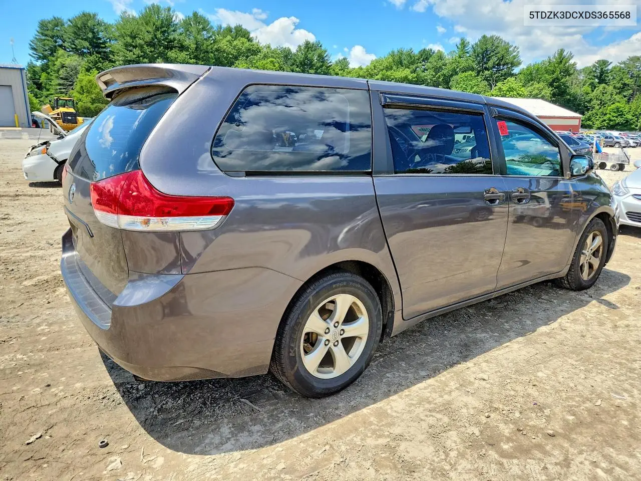 2013 Toyota Sienna L 7-Passenger VIN: 5TDZK3DCXDS365568 Lot: 58891246