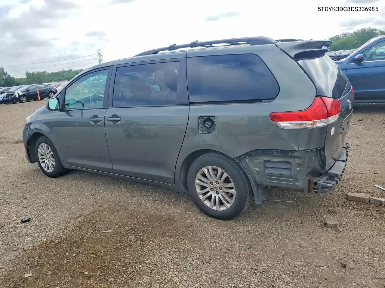 2013 Toyota Sienna Xle 8-Passenger VIN: 5TDYK3DC8DS336985 Lot: 58924766